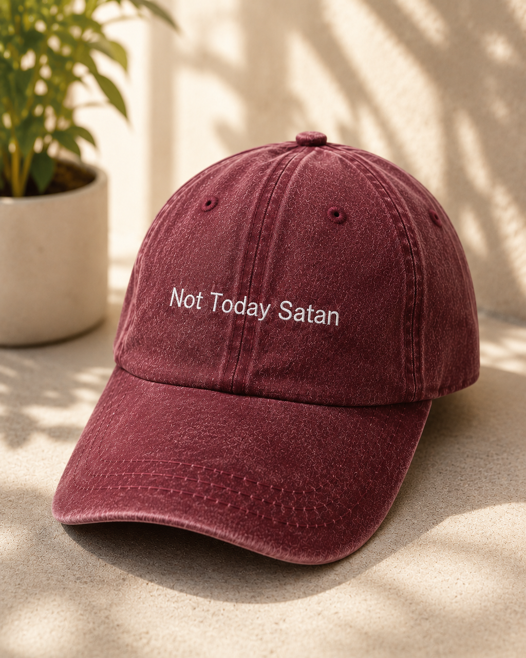 "Not Today Satan" Cap