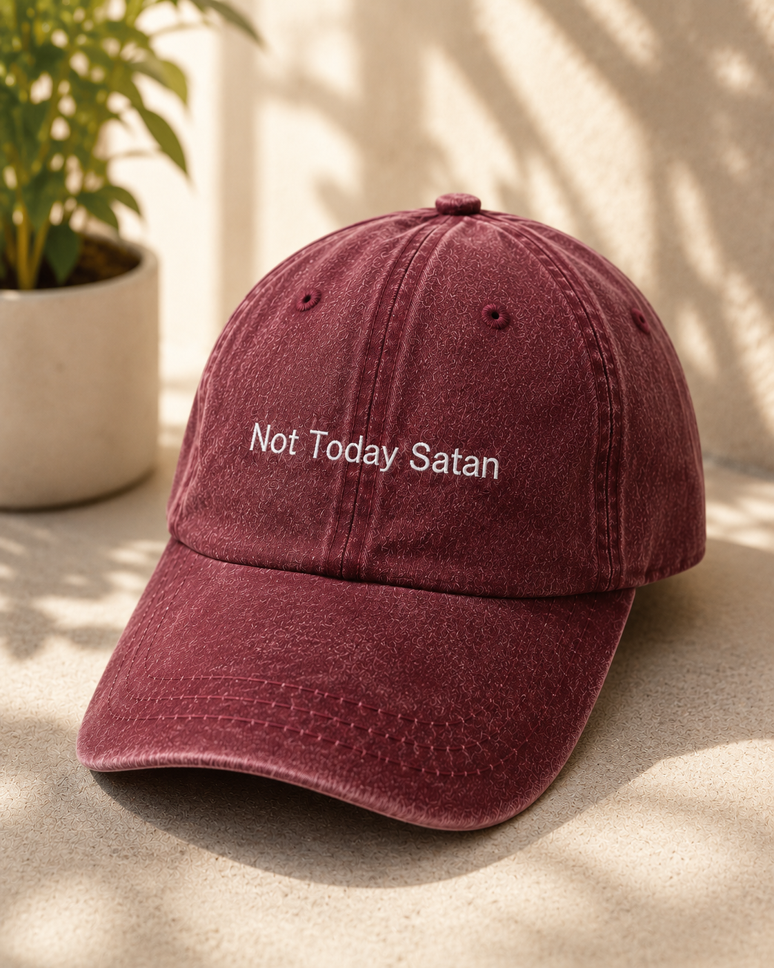 "Not Today Satan" Cap