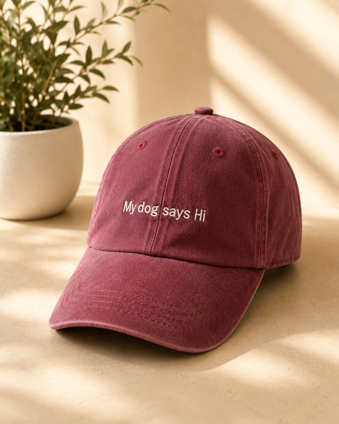 "My Dog Says Hi" Cap