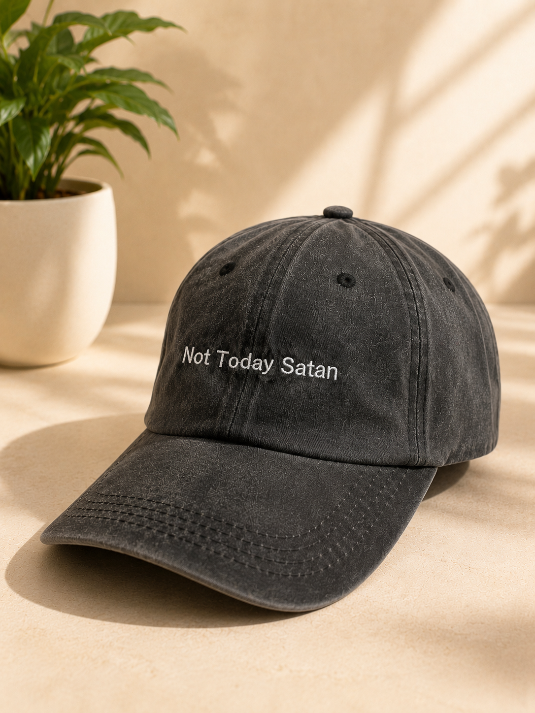 "Not Today Satan" Cap